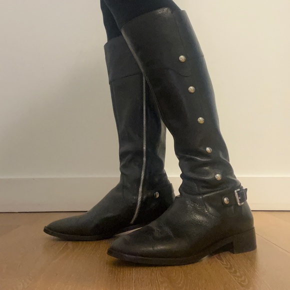 Michael by Michael Kors Leather riding boots EUC - Picture 12 of 15